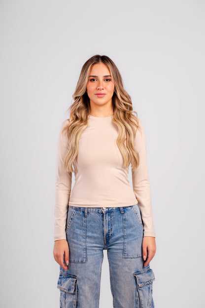 CREWNECK LONG SLEEVES TOP