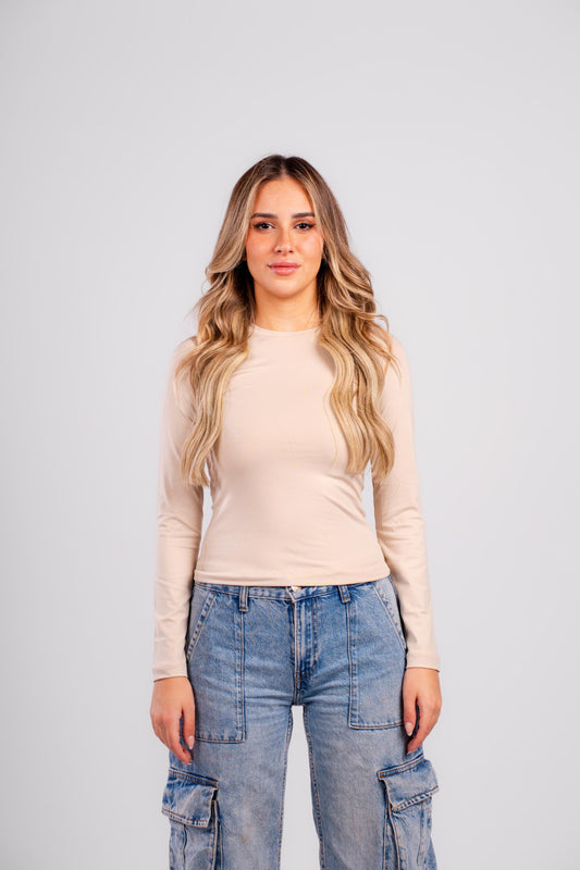 CREWNECK LONG SLEEVES TOP