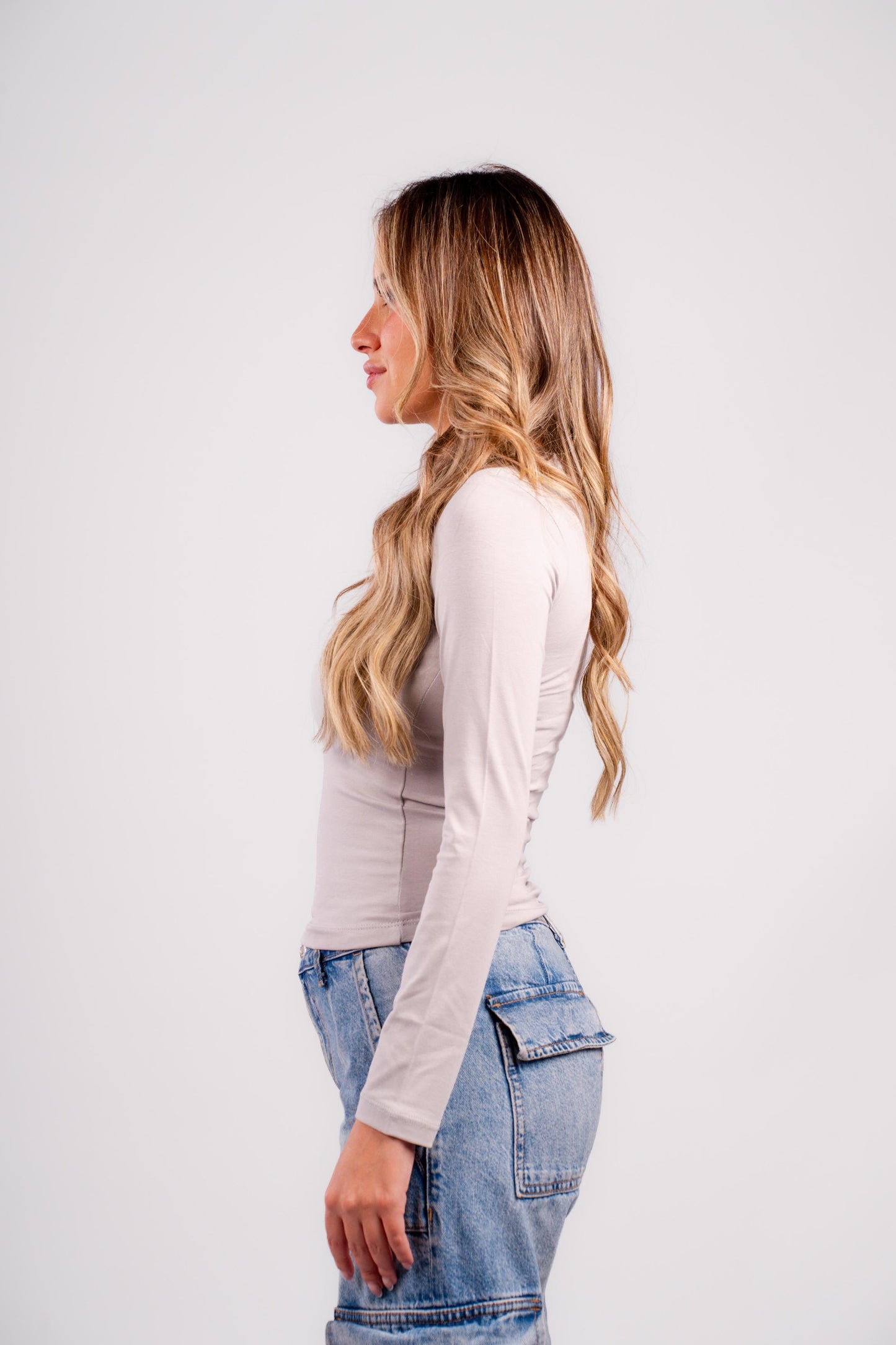 CREWNECK LONG SLEEVES TOP