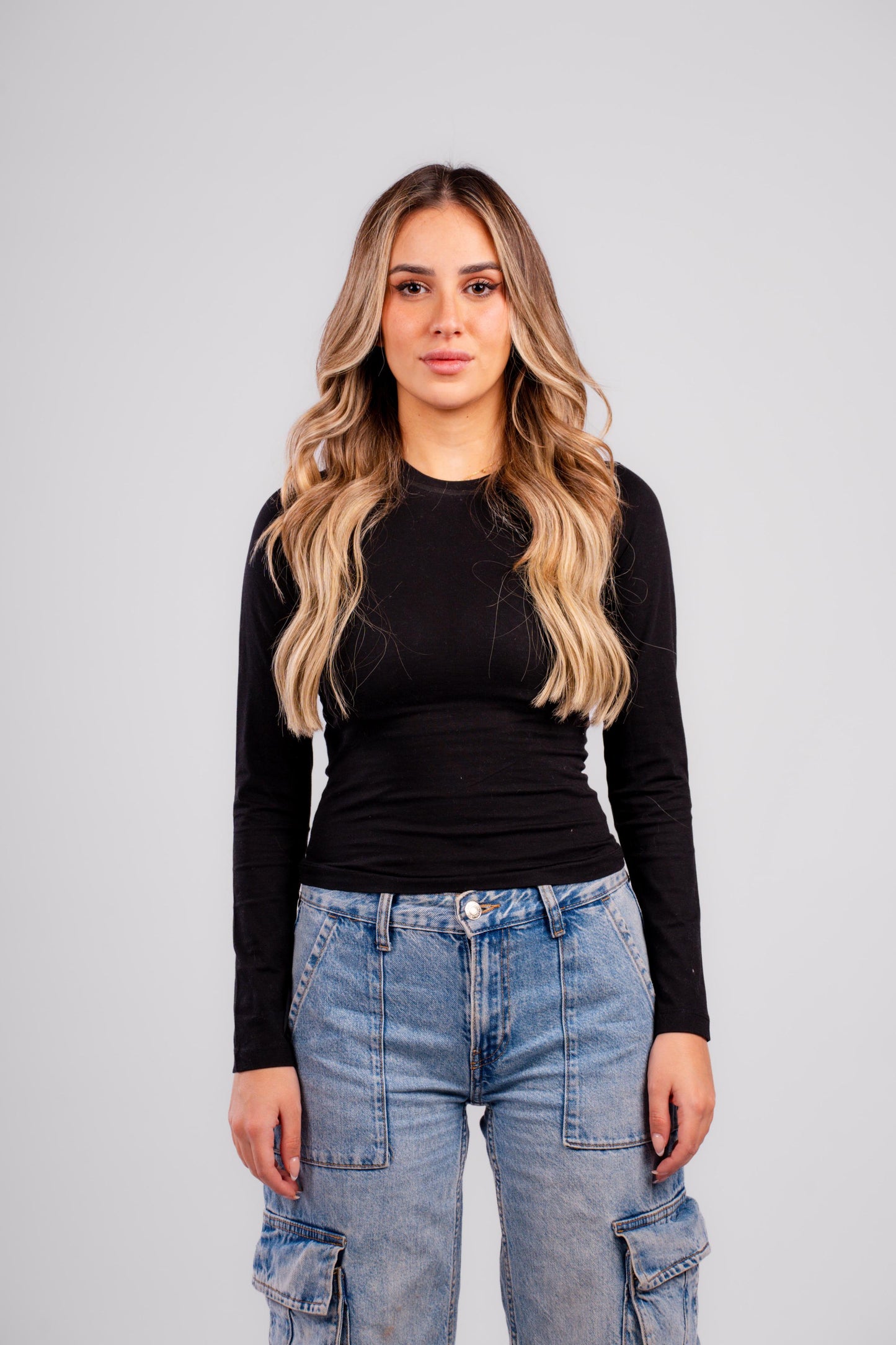 CREWNECK LONG SLEEVES TOP