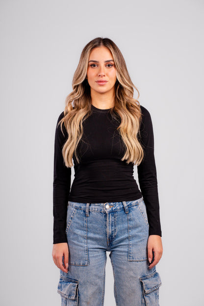 CREWNECK LONG SLEEVES TOP