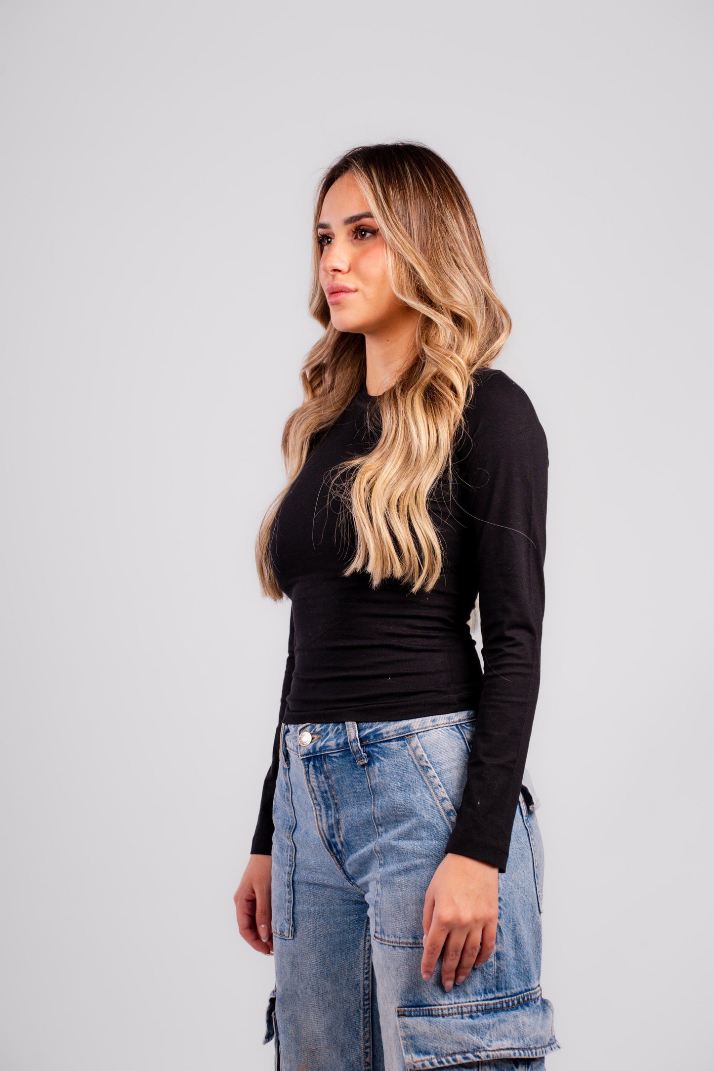 CREWNECK LONG SLEEVES TOP