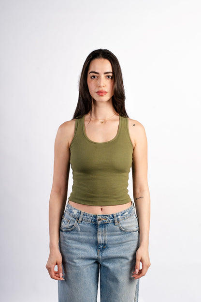 U-SHAPED TANK TOP