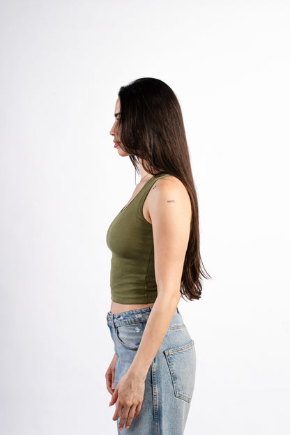 U-SHAPED TANK TOP