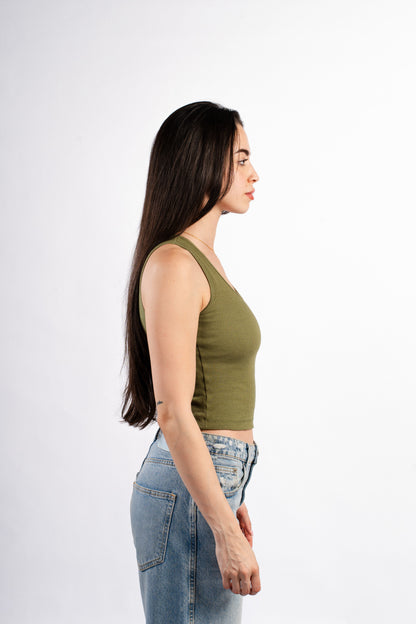 U-SHAPED TANK TOP