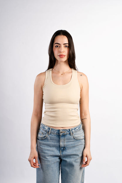 U-SHAPED TANK TOP
