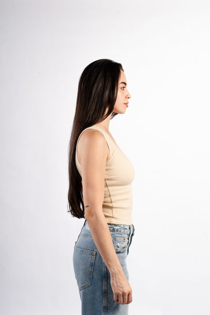 U-SHAPED TANK TOP