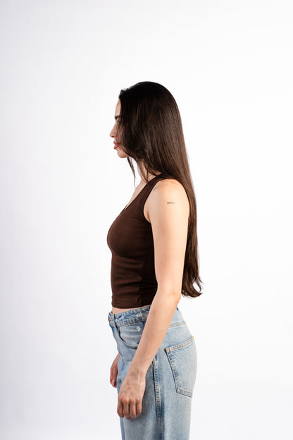 U-SHAPED TANK TOP