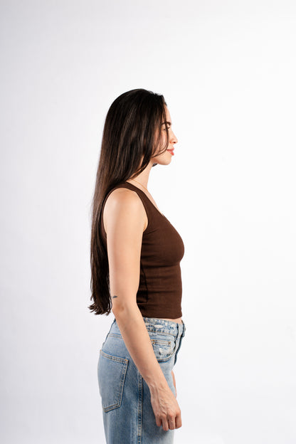 U-SHAPED TANK TOP