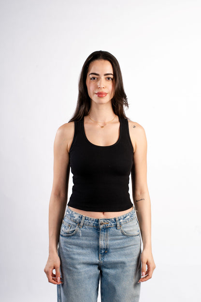 U-SHAPED TANK TOP
