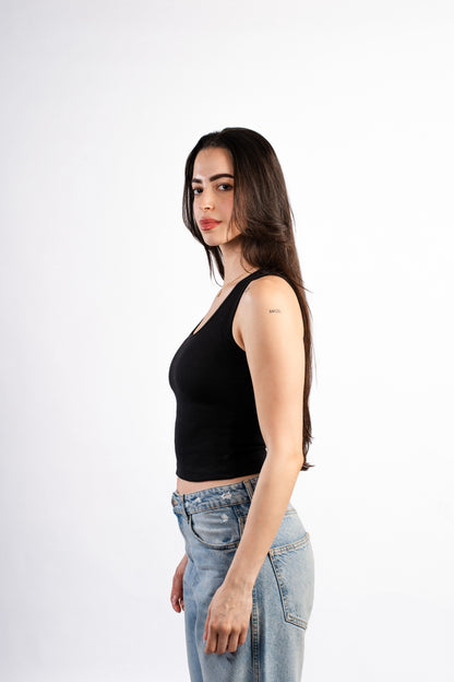 U-SHAPED TANK TOP