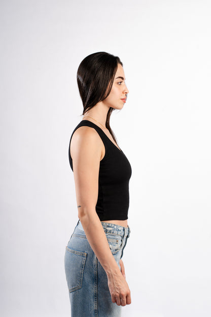 U-SHAPED TANK TOP