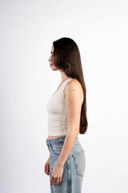 U-SHAPED TANK TOP