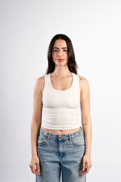 U-SHAPED TANK TOP