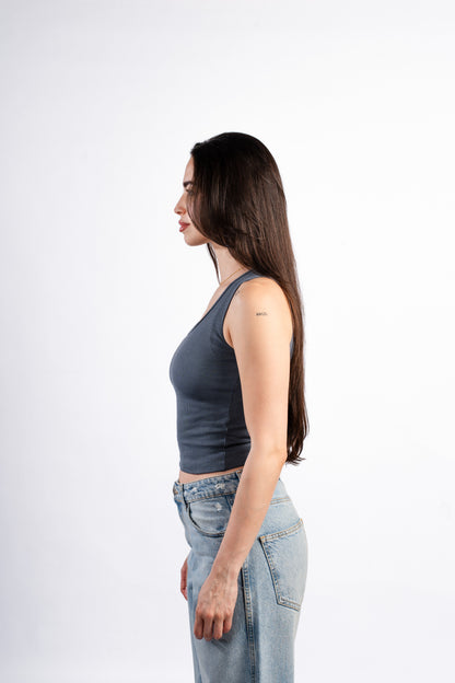 U-SHAPED TANK TOP